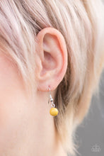Load image into Gallery viewer, She WHEEL Be Loved Yellow Necklace