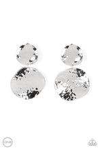 Load image into Gallery viewer, Rush Hour Silver Clip-On Earrings