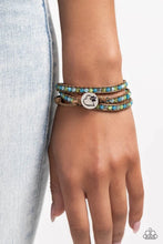 Load image into Gallery viewer, PAW-Sitive Thinking Blue Urban Bracelet