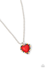 Load image into Gallery viewer, Romantic Ragtime Red Necklace