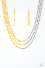 Load image into Gallery viewer, Turn Up the Volume Yellow Necklace