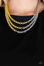 Load image into Gallery viewer, Turn Up the Volume Yellow Necklace