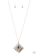 Load image into Gallery viewer, Timelessly Tilted Yellow Necklace