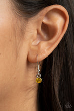 Load image into Gallery viewer, Timelessly Tilted Yellow Necklace