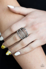 Load image into Gallery viewer, Textile Bliss Silver Ring