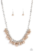Load image into Gallery viewer, Positively PEARL-escent Brown Necklace