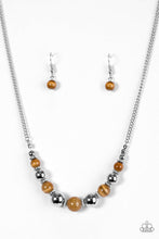 Load image into Gallery viewer, Upper Glass Brown Necklace