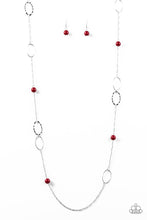 Load image into Gallery viewer, Sailing through Sicily Red Necklace