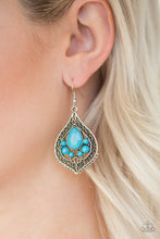 Load image into Gallery viewer, Malibu Mama Blue Earrings