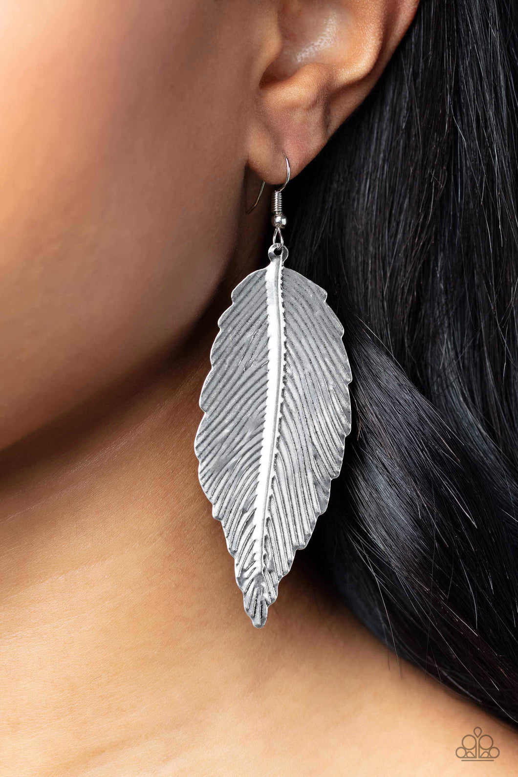 Looking for a Flight Silver Earrings