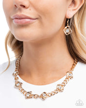 Load image into Gallery viewer, Square Silhouette Gold Necklace