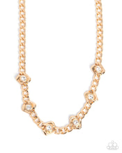 Load image into Gallery viewer, Square Silhouette Gold Necklace
