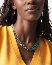 Load image into Gallery viewer, Iridescent Icon Green Necklace