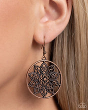 Load image into Gallery viewer, Garden Allure Copper Earrings