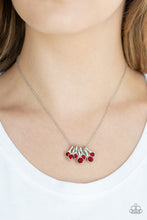 Load image into Gallery viewer, Slide into Shimmer Red Necklace