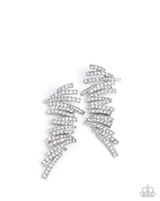 Load image into Gallery viewer, Scattered Surety White Earrings