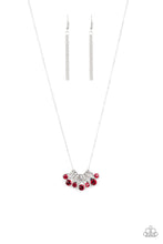 Load image into Gallery viewer, Slide into Shimmer Red Necklace