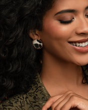 Load image into Gallery viewer, Cowhide Couture Brown Post Earrings