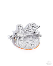 Load image into Gallery viewer, Historic Halloween Orange Brooch