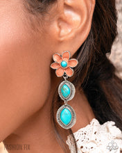 Load image into Gallery viewer, Lighthearted Landslide Blue Earrings