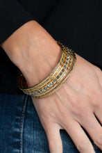 Load image into Gallery viewer, Glitzy Grunge Gold Bangles