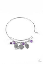 Load image into Gallery viewer, Growing Strong Purple Bangle