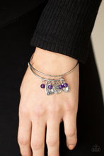 Load image into Gallery viewer, Growing Strong Purple Bangle
