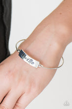 Load image into Gallery viewer, Hustle Hard Silver Bangle