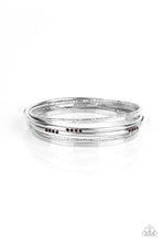 Load image into Gallery viewer, Lock, STACK, and Barrel Purple Bangles