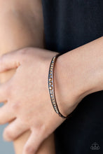Load image into Gallery viewer, Just SPARKLE and Wave Copper Bangle