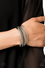Load image into Gallery viewer, Mayan Mix Silver Bangles