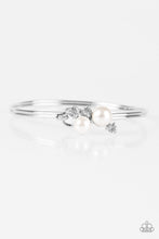 Load image into Gallery viewer, Money Mindset White Bangle