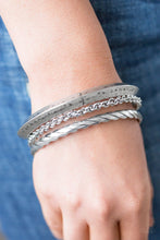 Load image into Gallery viewer, Not Very Ladylike Silver Bangles