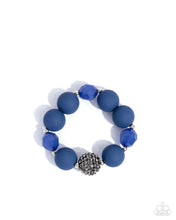 Load image into Gallery viewer, Hematite Honor Blue Bracelet