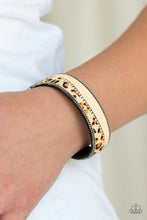 Load image into Gallery viewer, Flirtatiously Feline Yellow Clasp Wrap
