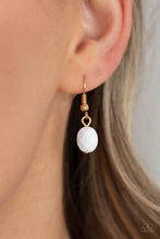 Load image into Gallery viewer, Glossy Glamorous White Lanyard Necklace