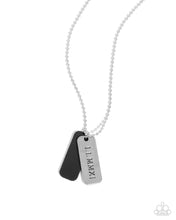 Load image into Gallery viewer, Roman Retrograde Men’s Black Necklace