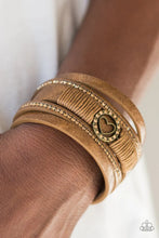 Load image into Gallery viewer, It Takes Heart Brass Clasp Wrap