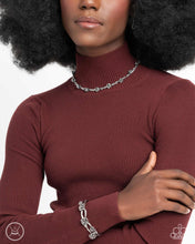 Load image into Gallery viewer, Rosy Reputation Silver Choker