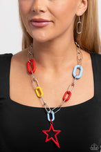 Load image into Gallery viewer, Stargazing Show Red Necklace