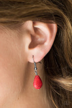 Load image into Gallery viewer, Stone Streams Red Necklace