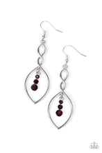 Load image into Gallery viewer, Timeless Twist Purple Earrings