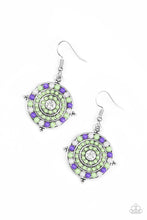 Load image into Gallery viewer, Caribbean Cruzin Green Earrings