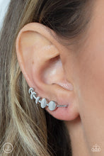 Load image into Gallery viewer, It’s Just a Phase Silver Crawler Earrings