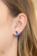 Load image into Gallery viewer, Radical Refinement Blue Jacket Earrings