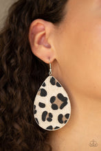 Load image into Gallery viewer, Ra, Ra, Roar Brown Leather Earrings