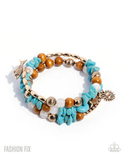 Load image into Gallery viewer, Spirited Sequence Gold Coil Bracelet