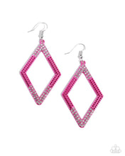 Load image into Gallery viewer, Eloquently Edgy Pink Earrings