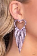 Load image into Gallery viewer, Sumptuous Sweethearts Purple Earrings