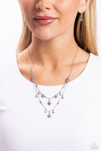 Load image into Gallery viewer, Raising the Star Purple Necklace